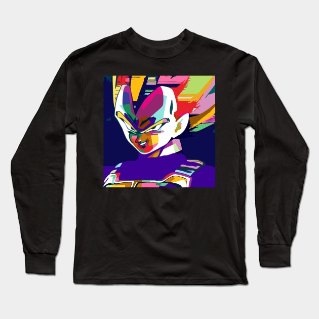 Vegeta Long Sleeve T-Shirt by BarnawiMT